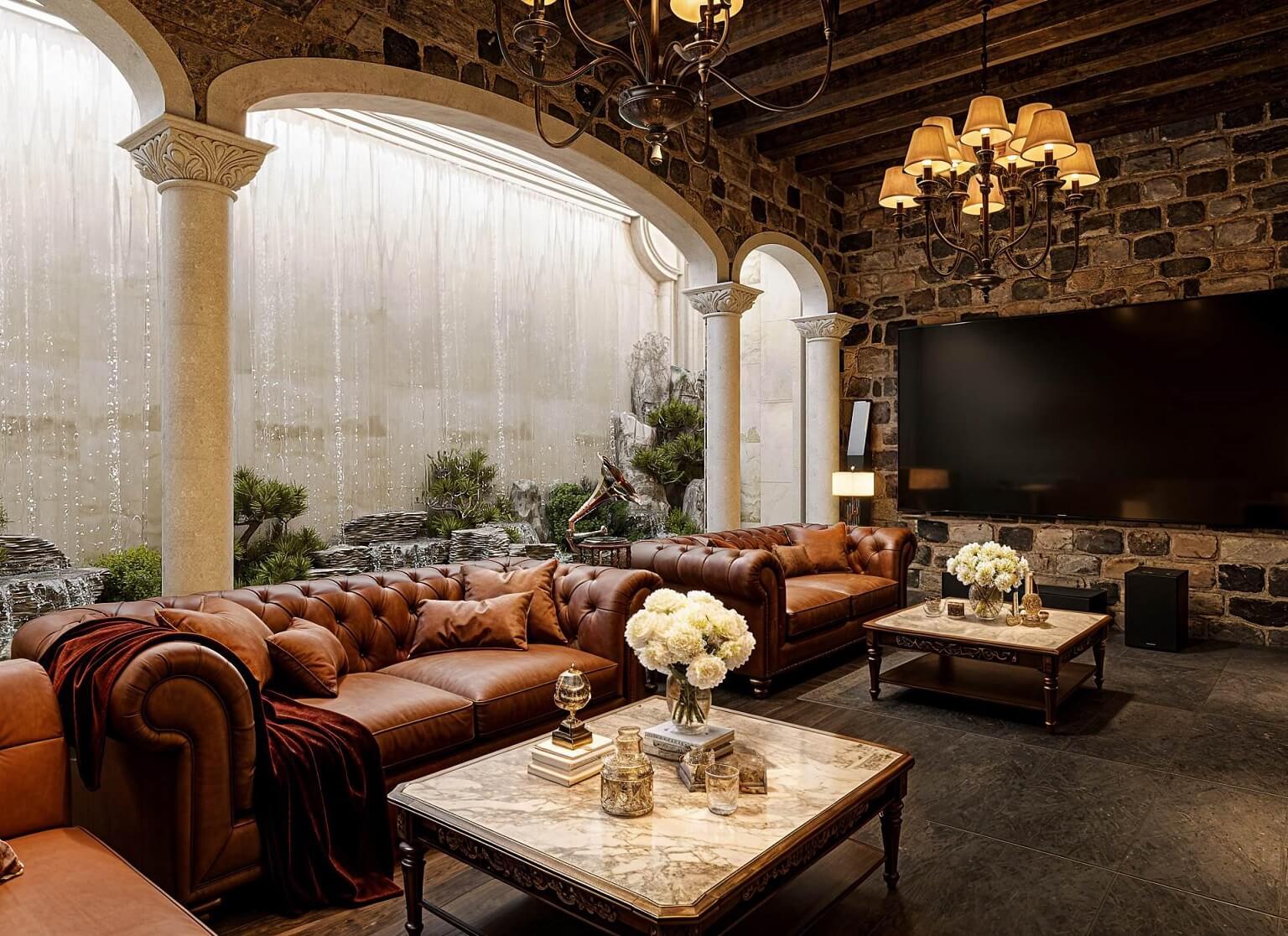 nội thất biệt thự noble palace long biên